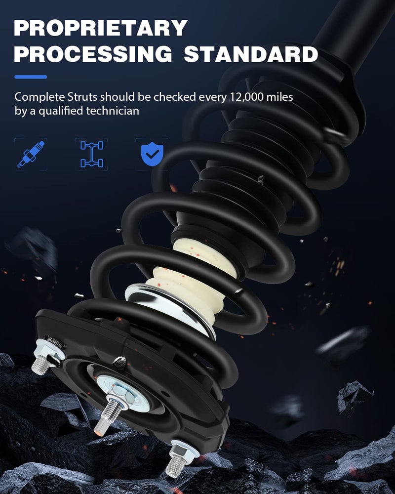 ECCPP Complete Struts Spring Assembly Rear Struts Shock Absorber Fit for 2000 2001 for Infiniti I30,2002 2003 2004 for Infiniti I35,2000 2002 2003 for Nissan Maxima - Image 4