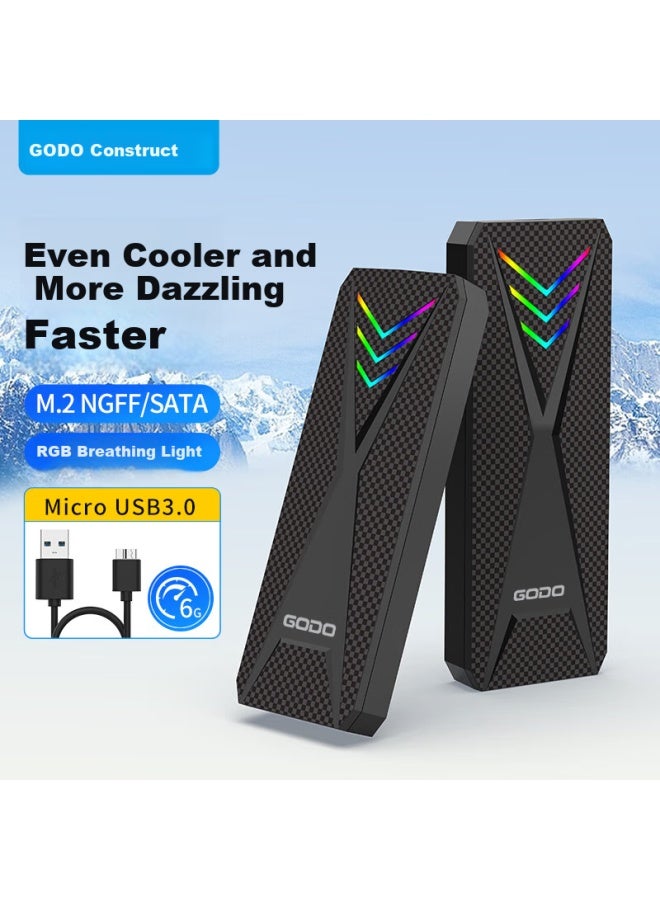 Godo o M.2 Ssd Enclosure Ngff Protocol To Type-c External Sata Notebook Hard Drive Case With Usb 3.0 - Image 1