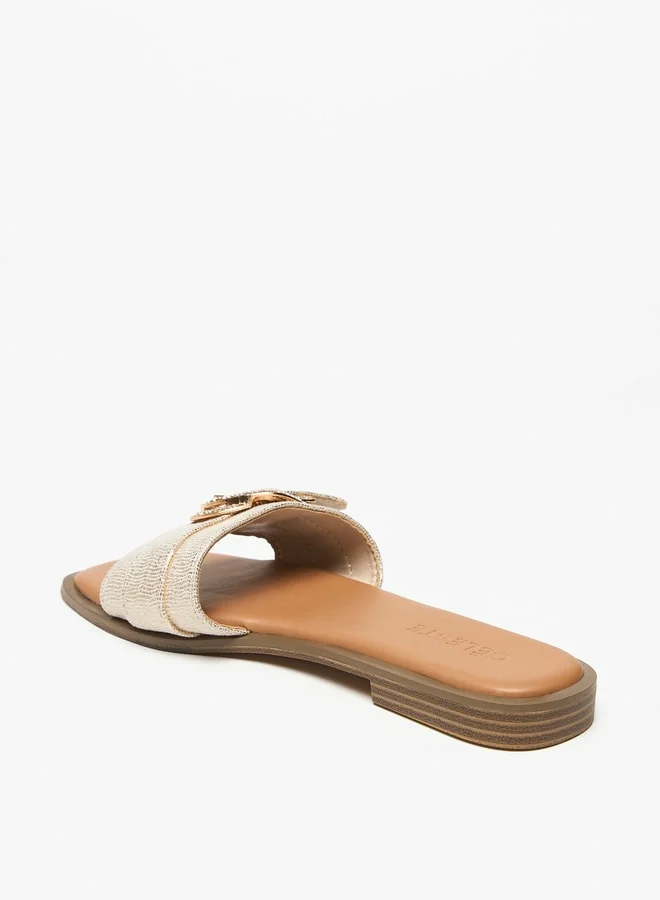 Celeste Women's Embellished Slip-On Sandals