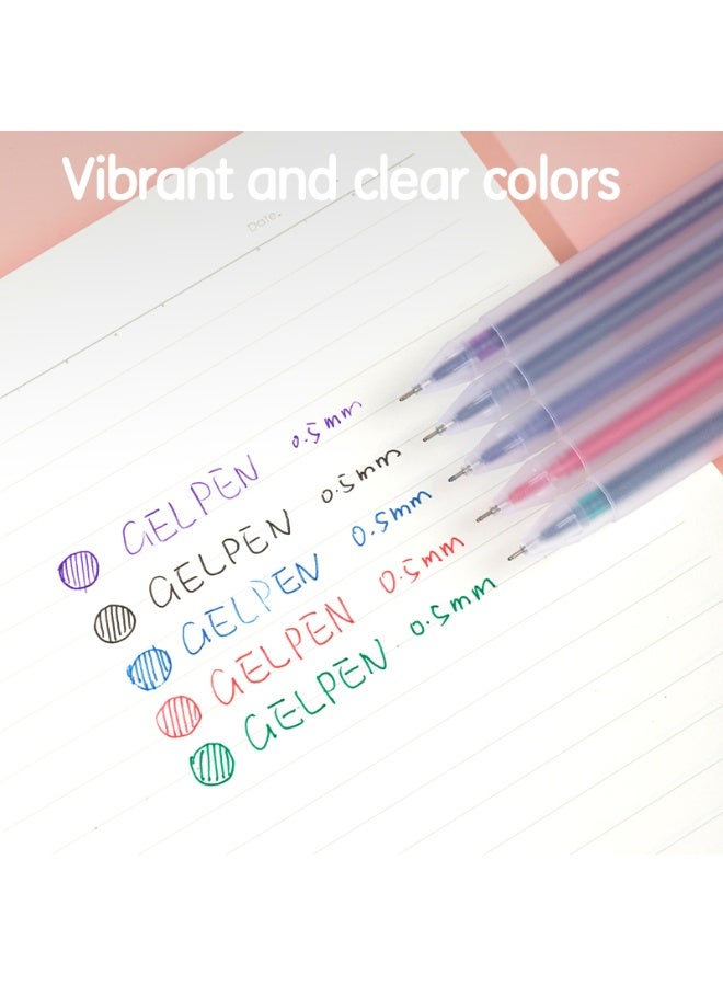 Deli قلم جيل دلي G67-GN – طرف رصاص 0.5 مم، حبر أخضر، جفاف سريع، طرف عالي الدقة، كتابة بألوان زاهية - Image 4