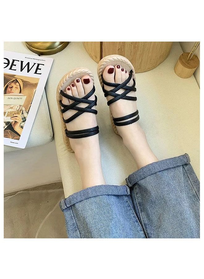 ZCM-HAPPY Women's Outer Slippers Summer Outdoor or Indoor Sandals  - Image 1