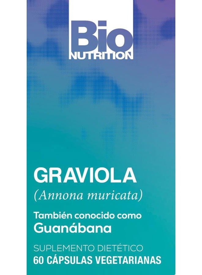 Bio Nutrition Graviola (Annona Muricata) 60 Vegetarian Capsules | 1,500 mg Soursop | Supports Healthy Immune Fuction | Anti-Oxidant Properties | Positive Digestive Benefits  - Image 2