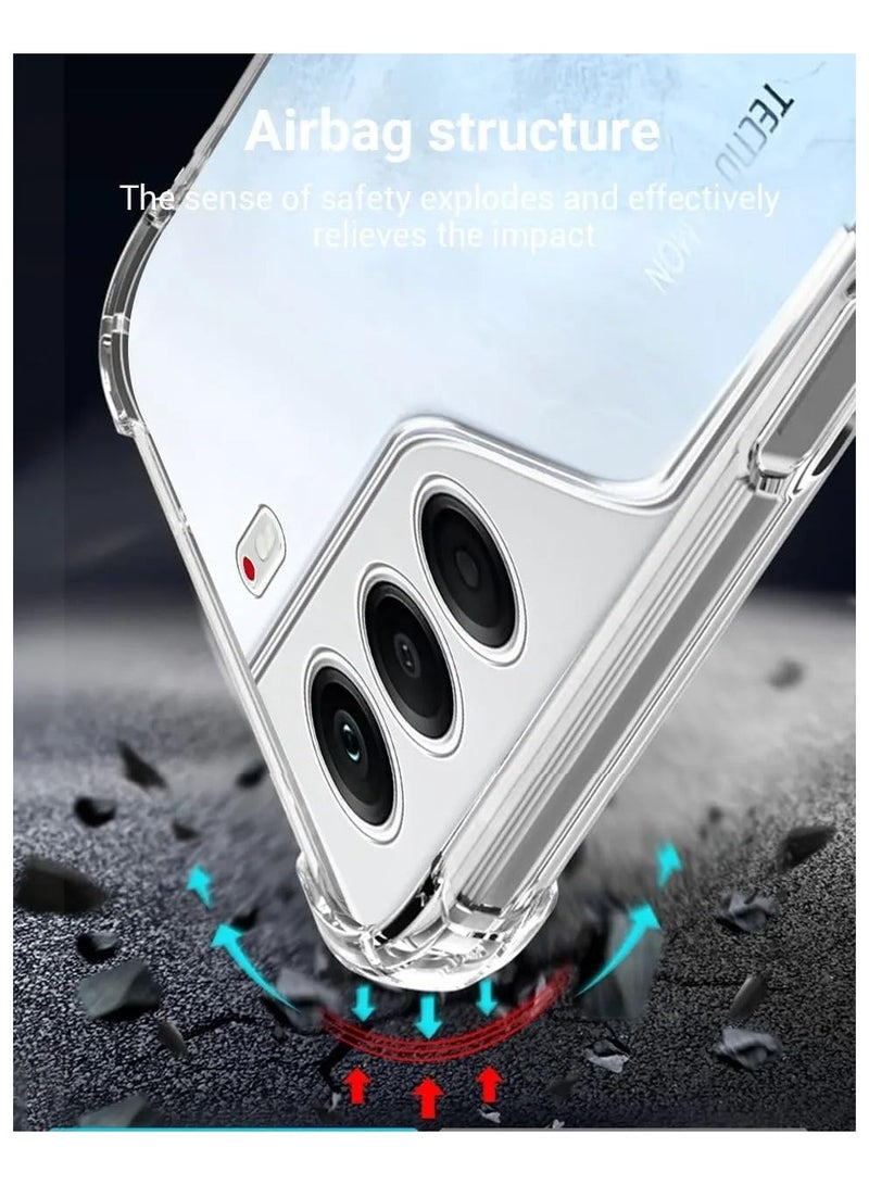 general Clear Case Compatible with Tecno Camon 40 Pro 5G, Slimline TPU Transparent Soft Back Cover with 4-Corner Anti-Shock Airbag and Camera Lens Protection - Image 3