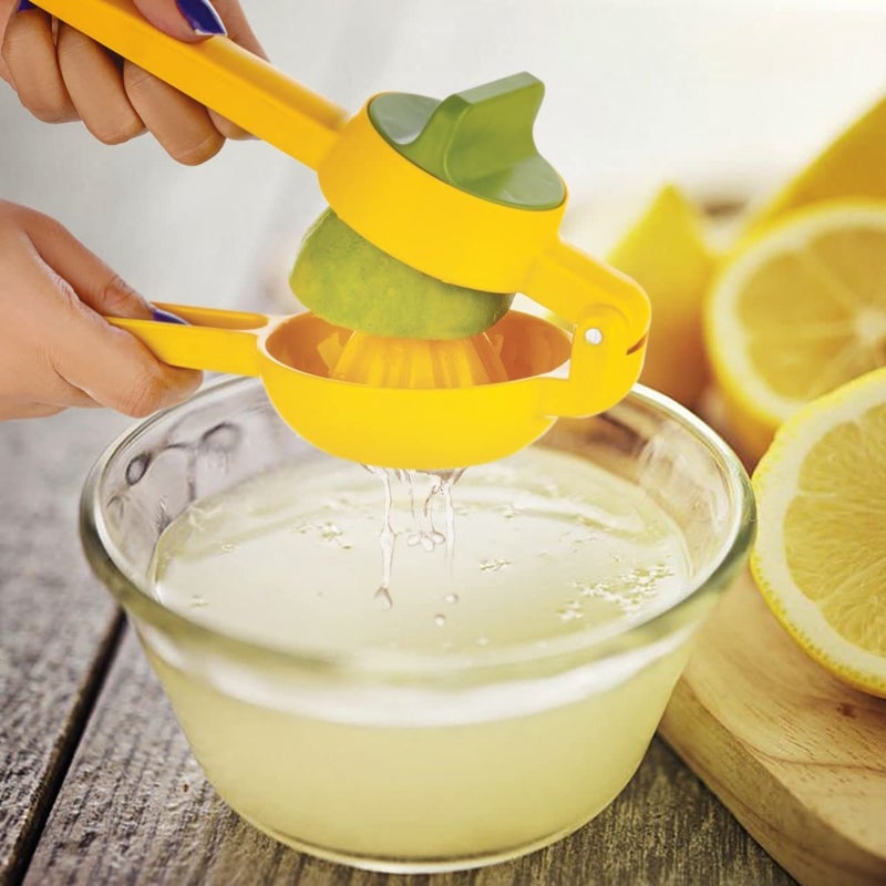 TEKREVA Multicolour Squeeze and Twist Hand Juicer Machine for Lemon Orange Citrus Fruits and Vegetables Lime Squeezer - Image 1