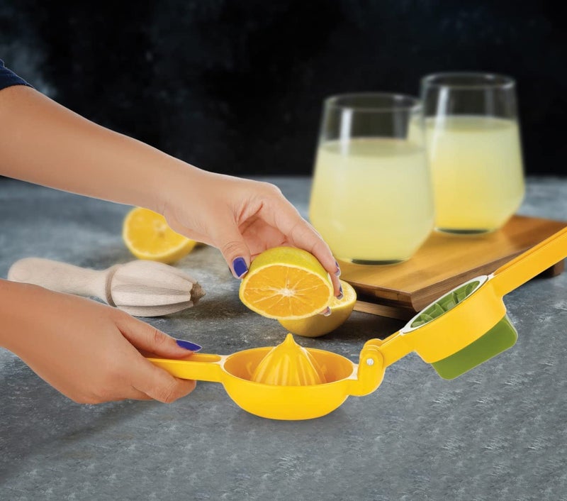 TEKREVA Multicolour Squeeze and Twist Hand Juicer Machine for Lemon Orange Citrus Fruits and Vegetables Lime Squeezer - Image 4