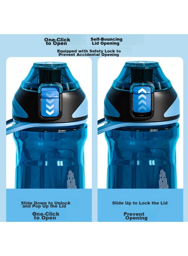 Simita Schmidt Sports Water Bottle For Men, Students, Children, School, Fitness, Outdoor, Summer, Large Capacity Drinking Water Bottle - Image 3
