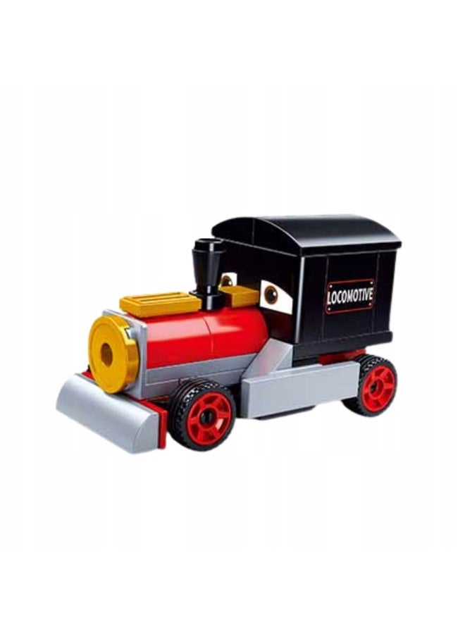 Sluban Sluban - Power Bricks Red and Black Car Model with Eyes 44 Pieces - M38-B1071F  - Image 2