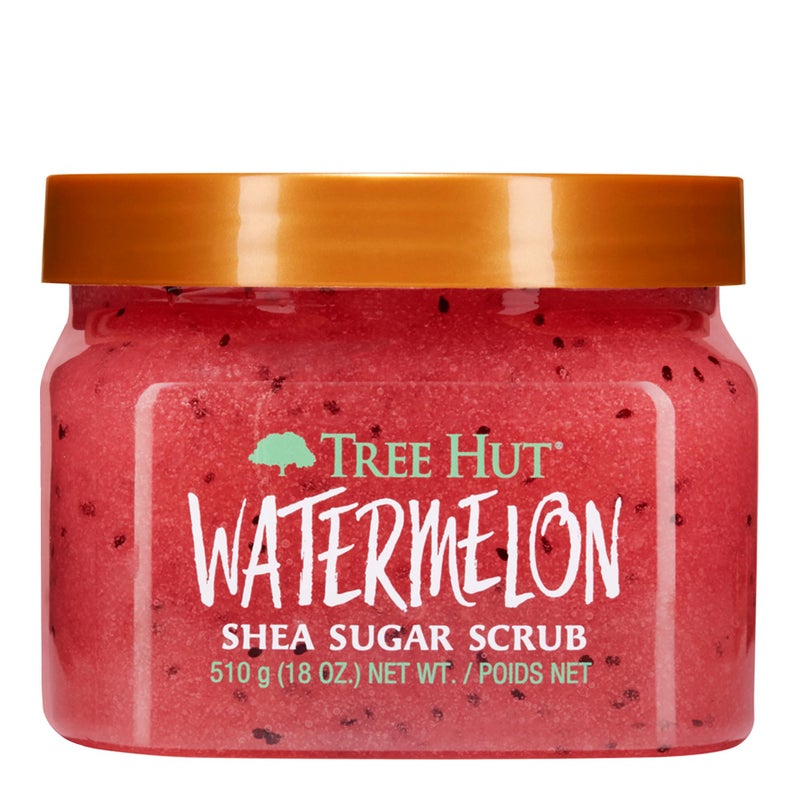 Tree Hut Watermelon Shea Sugar Scrub | Exfoliating Body Scrub Removes Dead, Dry Skin for a Soft & Hydrated Feel | Nourishing Essential Body Care | 18 fl oz. - Image 1
