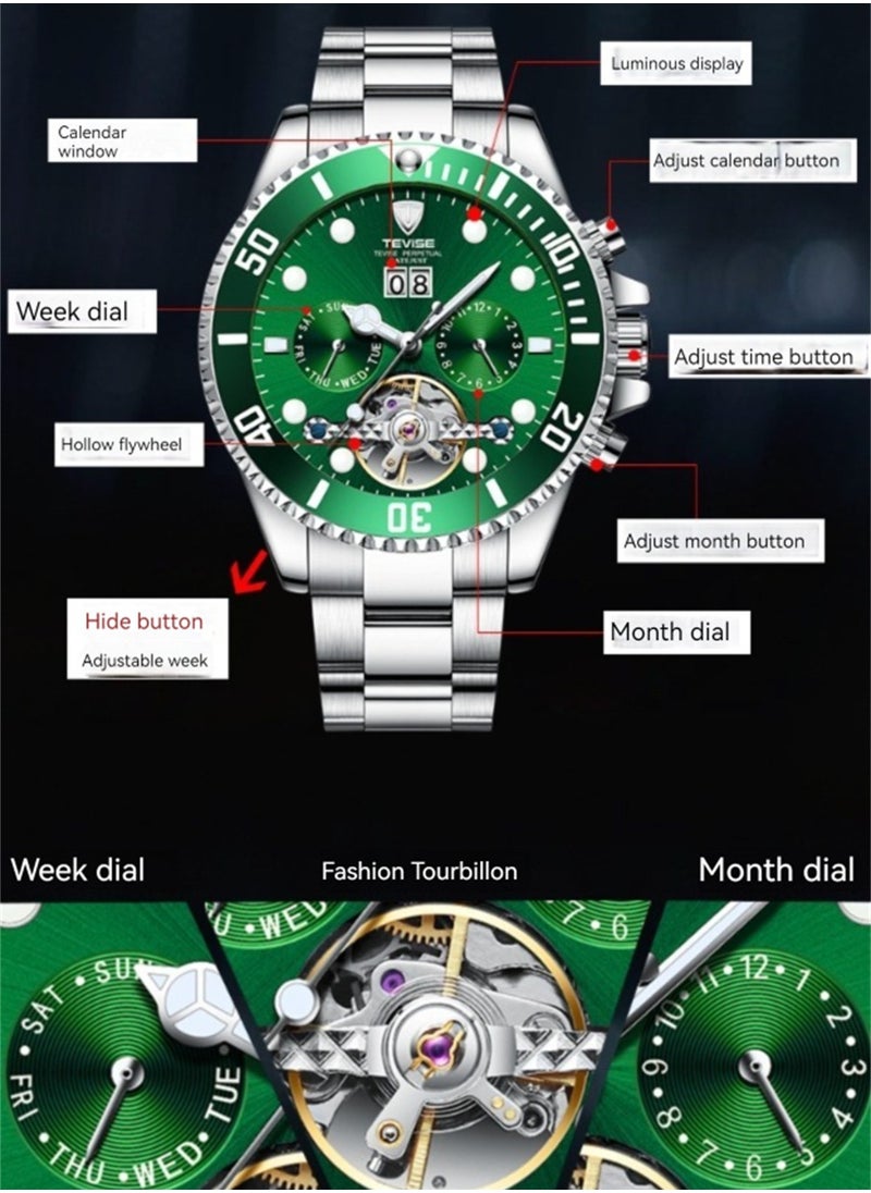 Tevise Men's Water Resistant Analog Watch  - Image 4