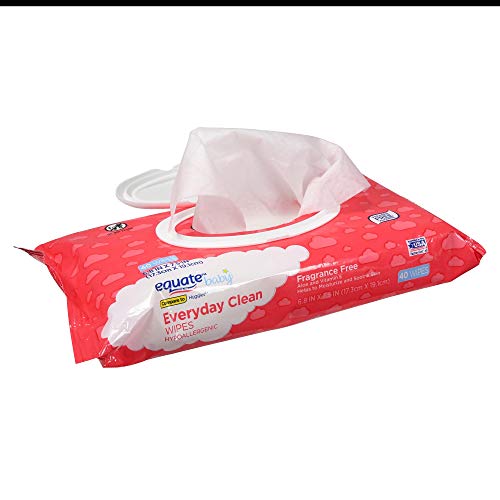 Equate Everyday Clean Fragrance Free Wipes, 40 sheets - Image 5