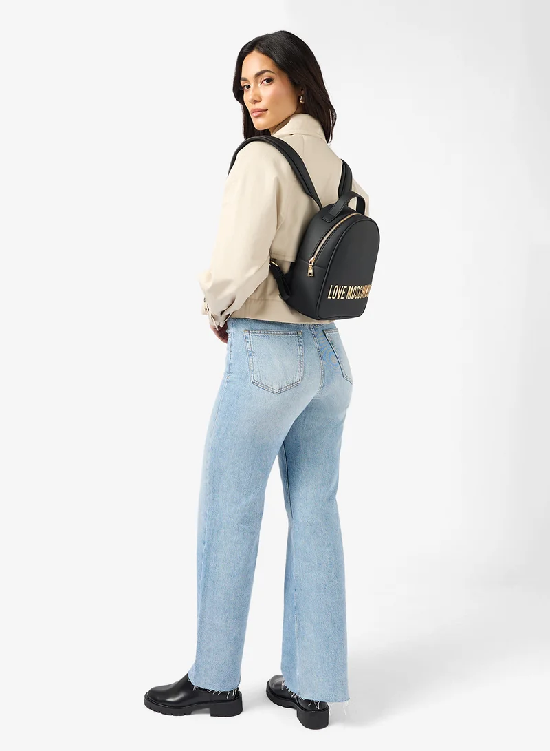 Love Moschino  Zip over top handle backpack for Women | Best Price UAE