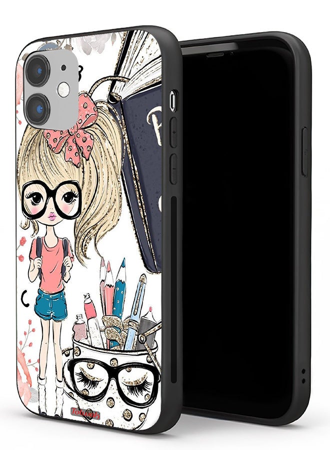 Tolwak Apple iPhone 11 Protective Case Unicorn Girl Art - Image 1
