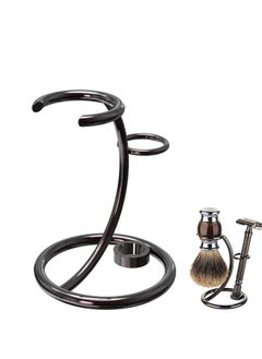 Linkidea Linkidea Shower Shaving Brush Stand, Stainless Steel Safety Razor Holder, Comaptible with Vikings Blade Chieftain, Emperor Augustus Razor (Brushed Nickel)  - Image 1