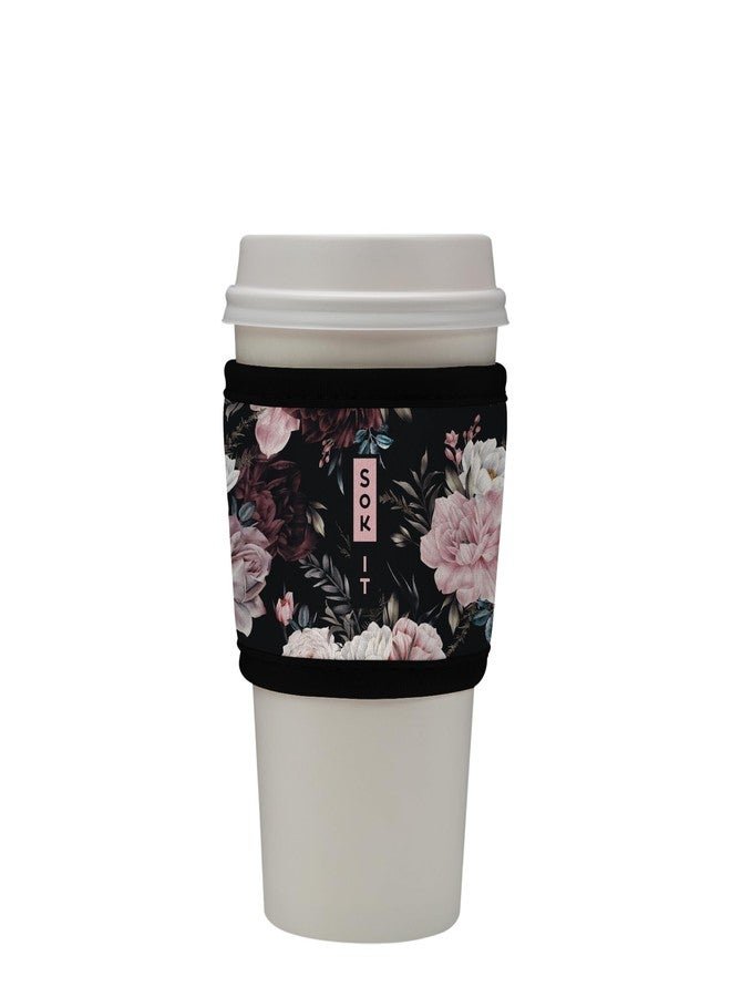 Sok It HotSok Coffee & Tea Reusable Insulated Neoprene Cup Sleeve (Bloom at Night) - Image 1