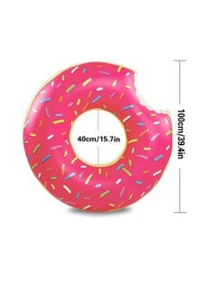 Generic Donut Shaped Inflatable Swimming Ring - 100cm Swimming Ring for Pool and Water - for Kids and Adults  - Image 2