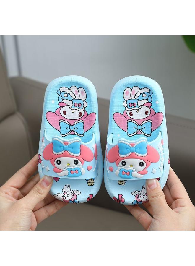 SHAKA Sanrio Melody Baby Children'S Slippers Indoor Summer Girls One Word Soft Bottom Home Non-Slip Princess Bath - Image 1