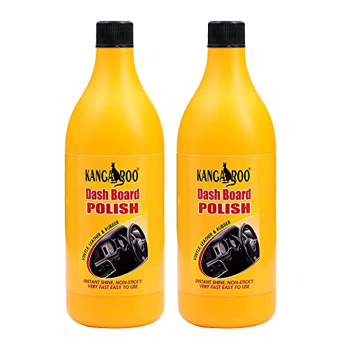 Kangaroo® Dashboard & Leather Polish 1 Litre (Pack of 2) - Image 1