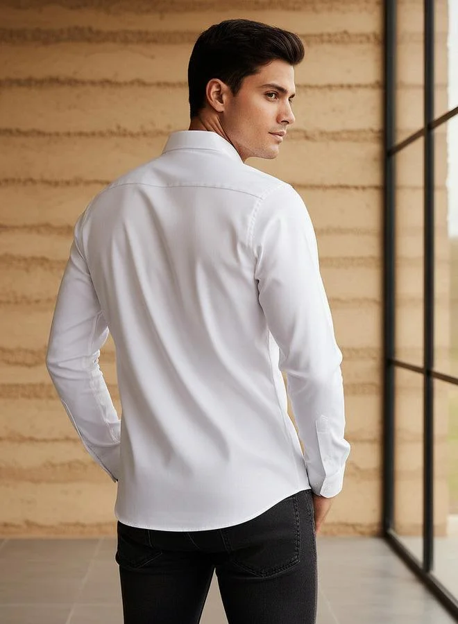 Splash FAV  Oxford Shirt with Long Sleeves for Men | Best Price UAE