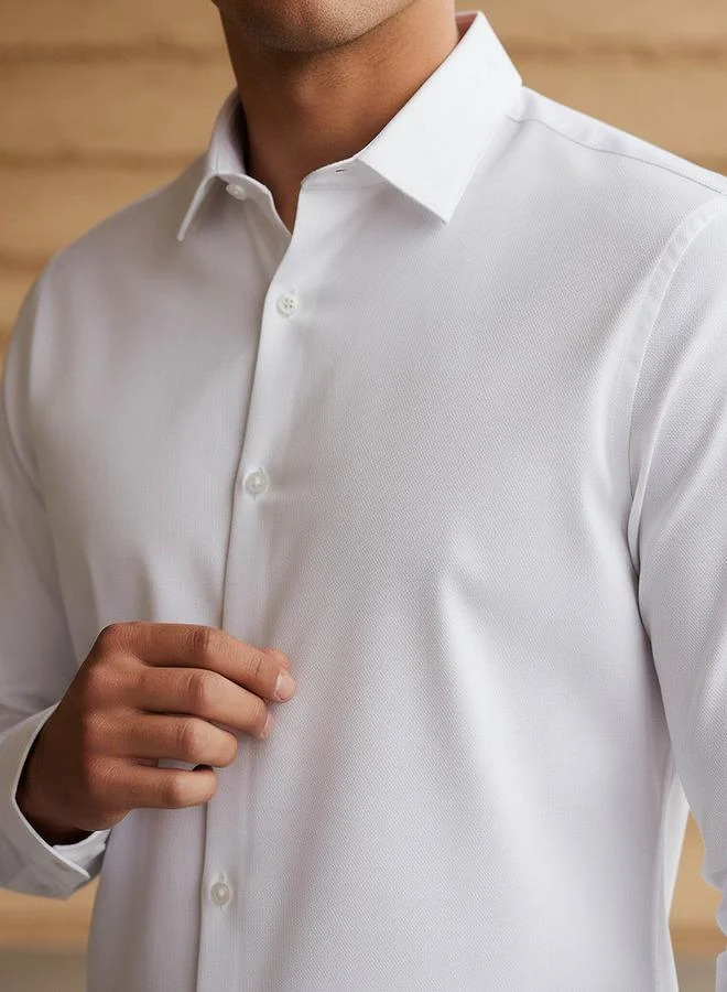 Splash FAV  Oxford Shirt with Long Sleeves for Men | Best Price UAE