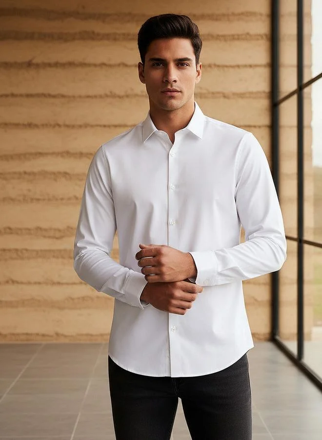 Oxford Shirt with Long Sleeves