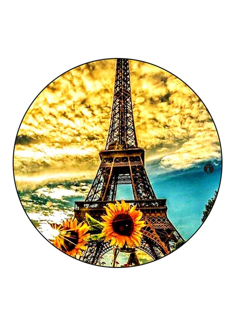 RKN Effiel Tower Printed Mouse Pad  Multicolour