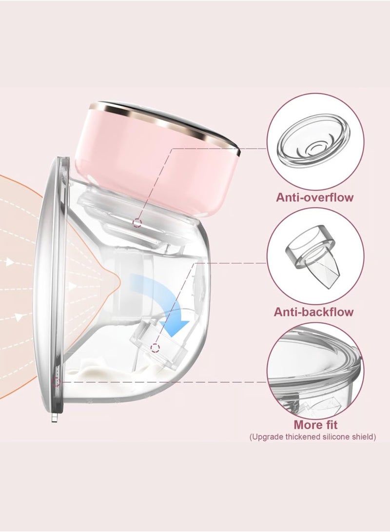 تنم مضخة حليب صدر قابلة للارتداء بدون استخدام اليدين للأمهات المرضعات - Image 3