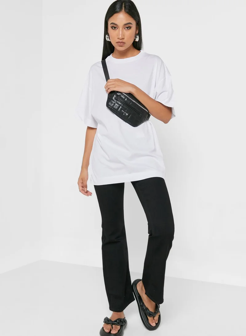 TOPSHOP Crew Neck Oversized T-Shirt