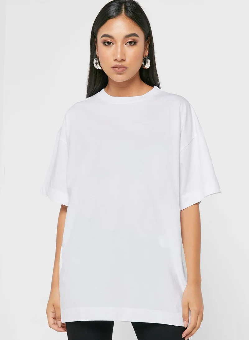 TOPSHOP Crew Neck Oversized T-Shirt