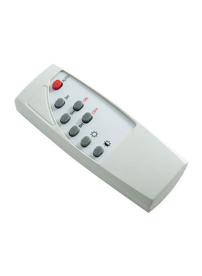 200W Solar-Powered Remote Control Exterior LEDs Lamp Black - Image 2