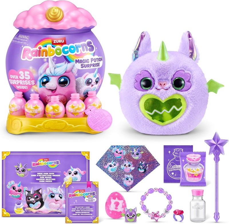 Rainbocorns Magicorn Large Series 1 – Large Surprise Unicorn Plush - Image 4