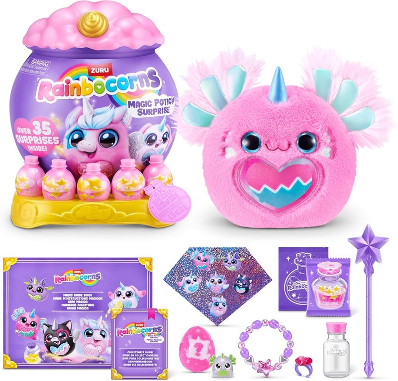Rainbocorns Magicorn Large Series 1 – Large Surprise Unicorn Plush - Image 3