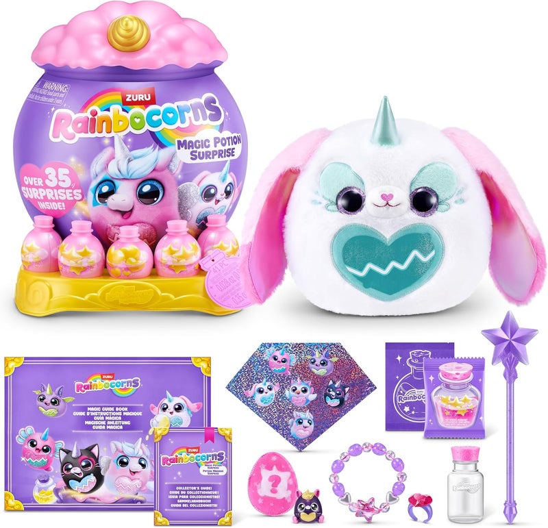 Rainbocorns Magicorn Large Series 1 – Large Surprise Unicorn Plush - Image 5