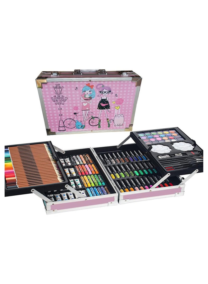 Deluxe Art Set 145 Pieces Drawing Painting Set for kids (Unicorn animations) - Image 3