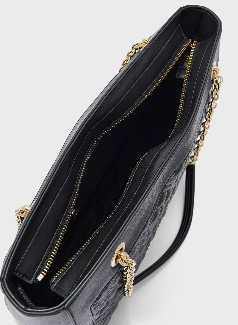 لوف موسكينو BLACK QUILTED PU BLACK QUILTED PU