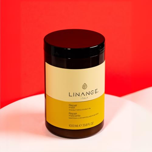 LINANGE Repair Mask with Shea Butter and Coconut Oil - Nourishing Hair Treatment, 33.8 oz. - Image 4