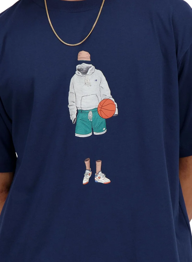 New Balance Nb Athletics Basketball Style Relaxed T-Shirt