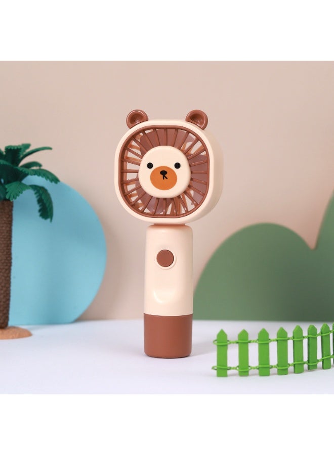 Nariele Cute Bear Handheld Mini Desktop Fan