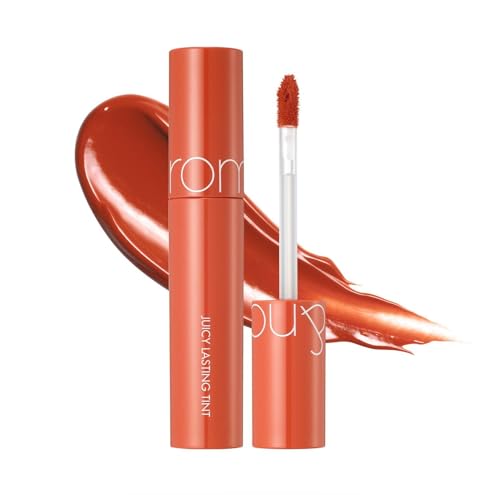 rom&nd romnd JUICY LASTING TINT 08 Apple Brown KBeauty Glossy Lip Stain for Hydrating LongLasting Natural Bare Juicy Finish - Image 2
