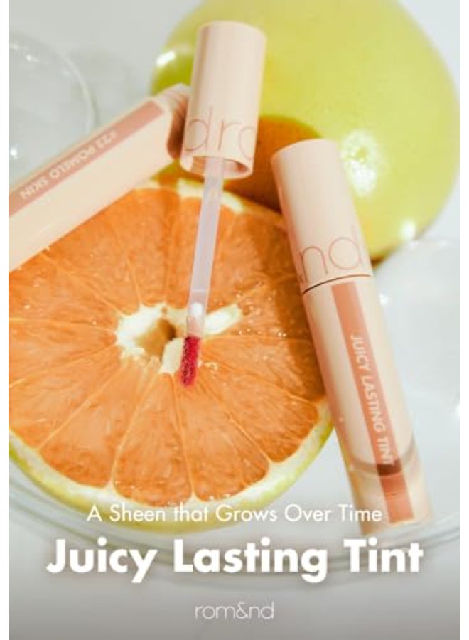 rom&nd romnd JUICY LASTING TINT 08 Apple Brown KBeauty Glossy Lip Stain for Hydrating LongLasting Natural Bare Juicy Finish - Image 4