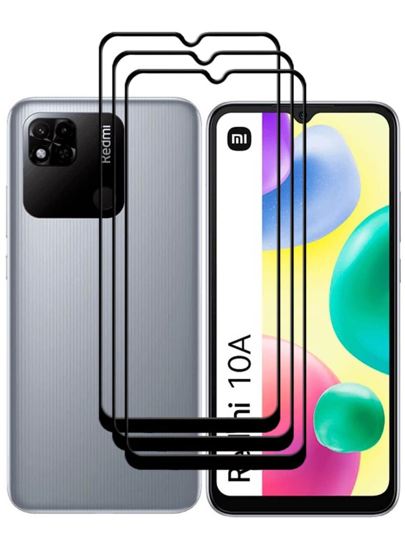 ACLIX 3 Pieces Antistatic ESD Dustproof Premium Quality High Definition Tempered Glass Screen Protector Designed For Xiaomi Redmi 10A - Image 1
