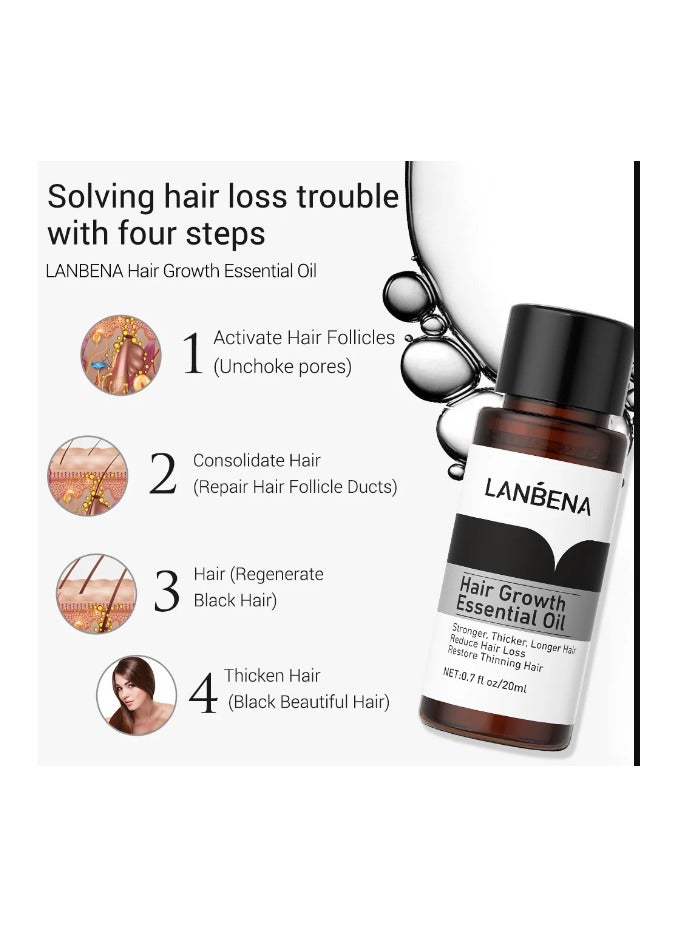 LANBENA Hair Nourishing Essential Oil - 20ml  - Image 3