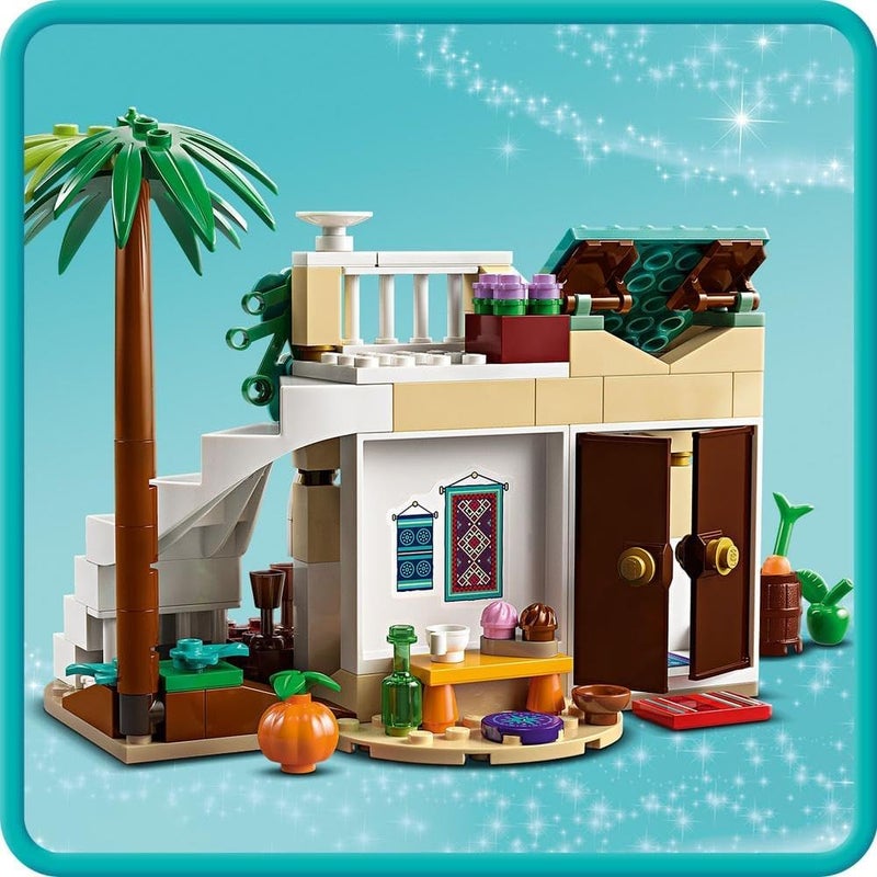 LEGO 43223 Disney Wish Asha in the City of Rosas, Wish Movie Set with Asha Minidoll, Valentino Goat Toy and Star Figures, Gift for 6 Plus Year Old Kids, Ramadan Gift Idea for Girls & Boys - Image 3