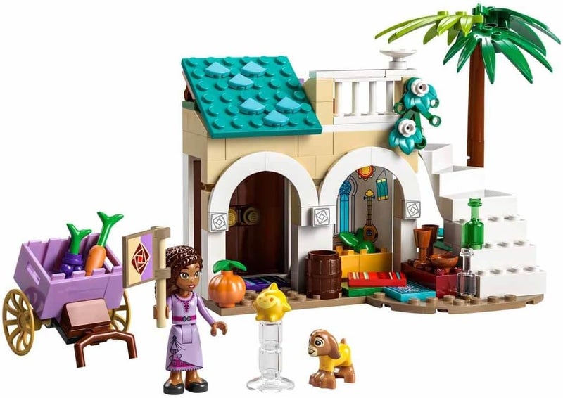 LEGO 43223 Disney Wish Asha in the City of Rosas, Wish Movie Set with Asha Minidoll, Valentino Goat Toy and Star Figures, Gift for 6 Plus Year Old Kids, Ramadan Gift Idea for Girls & Boys - Image 4