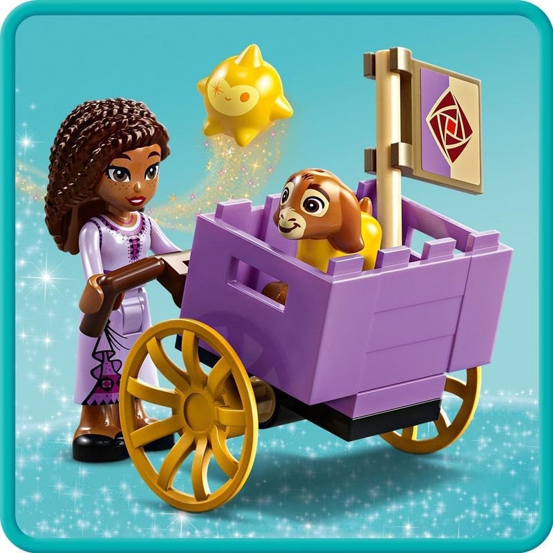 LEGO 43223 Disney Wish Asha in the City of Rosas, Wish Movie Set with Asha Minidoll, Valentino Goat Toy and Star Figures, Gift for 6 Plus Year Old Kids, Ramadan Gift Idea for Girls & Boys - Image 5