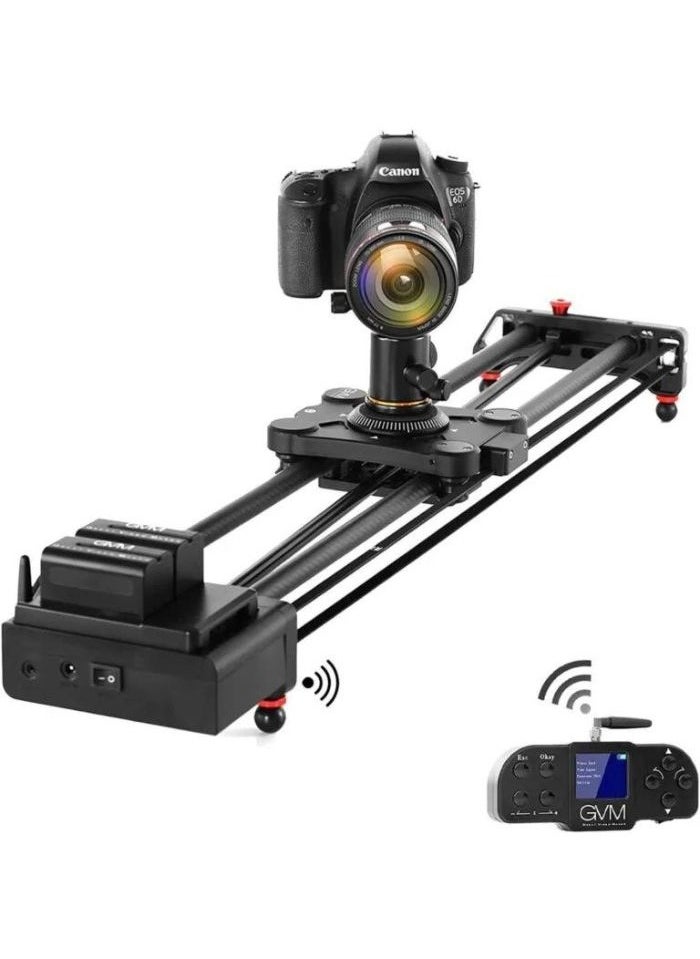 GVM Great Video Maker - GVM-1.5D 120cm Professional Wireless Video Carbon Fiber Motorized Camera Slider With Bluetooth Remote - Image 1