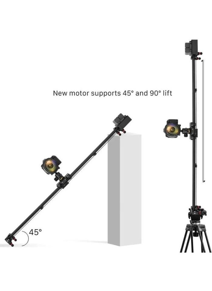 GVM Great Video Maker - GVM-1.5D 120cm Professional Wireless Video Carbon Fiber Motorized Camera Slider With Bluetooth Remote - Image 1