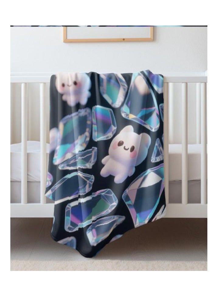 general Children's or student cartoon flannel thin blanket (warm and comfortable, suitable for sleep, games) 100cm*150cm - 836 - Image 4