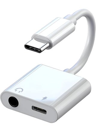 Usb C To 3.5Mm Headphone And Charger Adapter 2 In 1 Usb Type C To Aux Audio Jack And Pd Fast Charging Splitter Adapter For Iphone 15 Pro Max Galaxy S23 For Ipad Pro Macbook Pro - pzsku/Z0626674B35D300A70FEBZ/45/_/1740929205/49e387cd-13c3-4435-9cfc-30b991cbea06