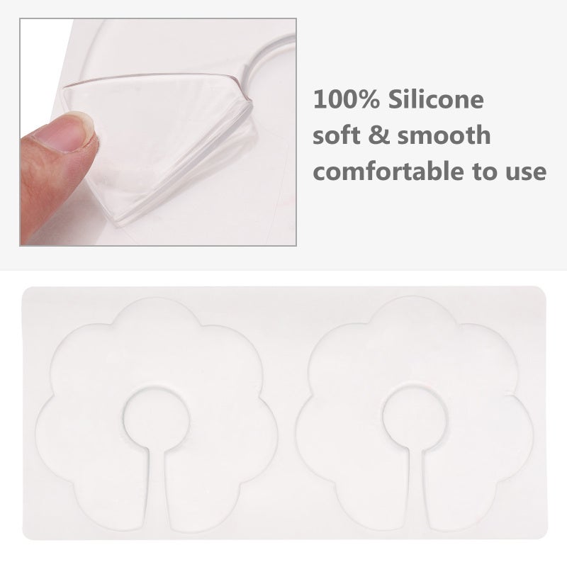 Anti Wrinkle Silicone Patches: Transparent 2 Round & Flower Shapes - Reusable Soft Smooth for Overnight Skin Care All Skin Types - Image 4