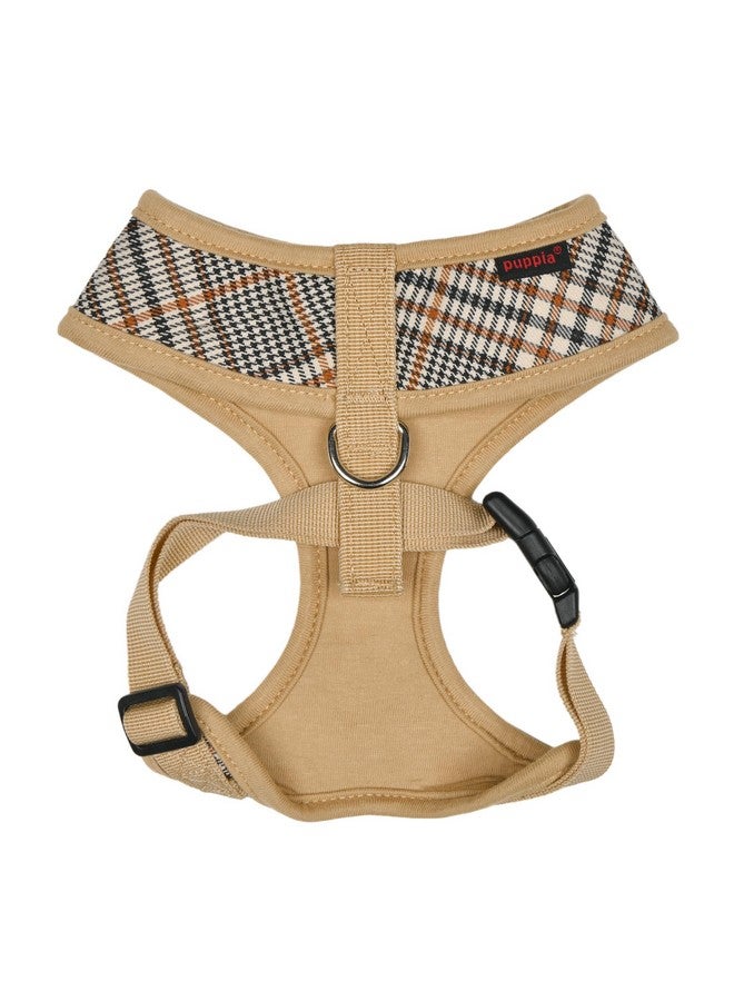 بوبيا حزام كلب Puppia Lucas A (فوق الرأس) بنمط مربعات أنيق مناسب لفصل الربيع والصيف للكلاب الصغيرة والمتوسطة، لون بيج، مقاس كبير جدًا - Image 2